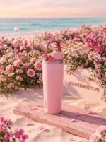 Owala FreeSip Sway Insulated Stainless Steel Bottle, 30 oz - Angel Food Cake - Image 2