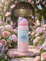 Owala FreeSip Insulated Stainless Steel Water Bottle - Sugar Plum Fairy Pink Bows (32 oz) - Image 2