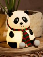 Cute Panda Silicone LED Night Light – Rechargeable Bedside Lamp - Image 4