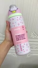 Owala FreeSip Insulated Stainless Steel Water Bottle - Blossom Bunny (32oz) - Image 2