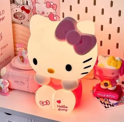 Premium Hello Kitty Sitting LED Night Light & Desk Lamp