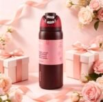 Owala FreeSip Insulated Stainless Steel Water Bottle - Black Cherry