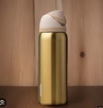 Owala FreeSip Insulated Stainless Steel Water Bottle - Luxury Gold - Image 2