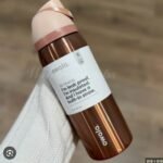 Owala FreeSip Insulated Stainless Steel Water Bottle - In Good Company / Metallic Rose Gold (32 oz) - Image 2