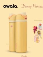 Owala FreeSip 24oz Water Bottle - Disney Princess Belle Edition