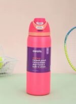 Owala FreeSip 32oz Insulated Water Bottle - Strawberry Milk / Pink Flamingo