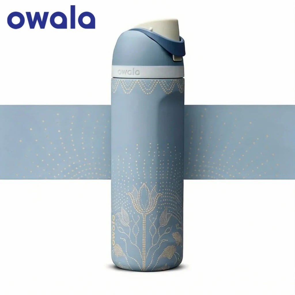 ph-11134207-820l6-mpxg64g5rxmo61 Owala FreeSip 32oz Insulated Water Bottle - Studded Garden Special Edition - Image 1