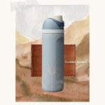 Owala FreeSip 32oz Insulated Water Bottle - Studded Garden Special Edition - Image 3