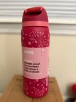 Owala FreeSip Insulated Stainless Steel Water Bottle - Love Letter Red Floral (32 oz) - Image 3