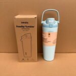 Owala FreeSip Insulated Stainless Steel Tumbler, 30 oz - Coastal Blue - Image 3