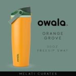 Owala FreeSip sway Insulated Stainless Steel Bottle 30oz - Orange Grove - Image 4