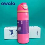 Owala FreeSip 32oz Insulated Water Bottle - Strawberry Milk / Pink Flamingo - Image 3