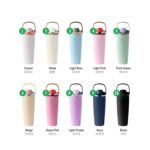 Flip Straw Vacuum Flask Stainless Steel Water Bottle – 30oz (900 ML) - Image 2