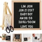 Felt Letter Board Set (12 x 12 Inches) with 290 Letters, Numbers, Emojis, Stand, Scissors, and Storage Pouch - Image 2