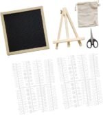 Felt Letter Board Set (12 x 12 Inches) with 290 Letters, Numbers, Emojis, Stand, Scissors, and Storage Pouch - Image 4