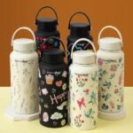 Premium 32oz Insulated Stainless Steel Water Bottle – Aesthetic Thermotrek Floral & Graphic Wide Mouth Travel Flask - Image 3