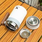Thermotrek Premium Stainless Steel Travel Mug with Wooden Grip Handle - Image 5