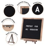 Felt Letter Board Set (12 x 12 Inches) with 290 Letters, Numbers, Emojis, Stand, Scissors, and Storage Pouch - Image 3