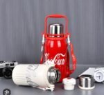 Premium Insulated Stainless Steel Thermos Water Bottle with Strap & Handle - Image 6