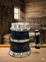 Premium Dark Viking Barrel Stainless Steel Mug - Image 2