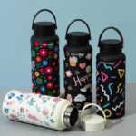 Premium 32oz Insulated Stainless Steel Water Bottle – Aesthetic Thermotrek Floral & Graphic Wide Mouth Travel Flask - Image 4