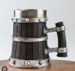 Premium Dark Viking Barrel Stainless Steel Mug - Image 3