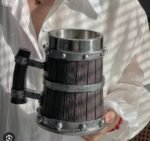 Premium Dark Viking Barrel Stainless Steel Mug