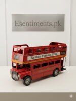 Handmade Retro Iron London Double Decker Bus Model