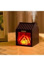 Cozy Cabin House mini Humidifier & Simulated Flame Diffuser - Image 3