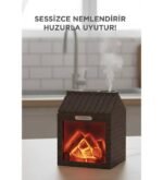 Cozy Cabin House mini Humidifier & Simulated Flame Diffuser