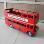 Handmade Retro Iron London Double Decker Bus Model - Image 2