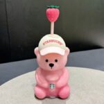 Authentic Starbucks Limited Edition Pink Bearista Glass Tumbler - Image 6